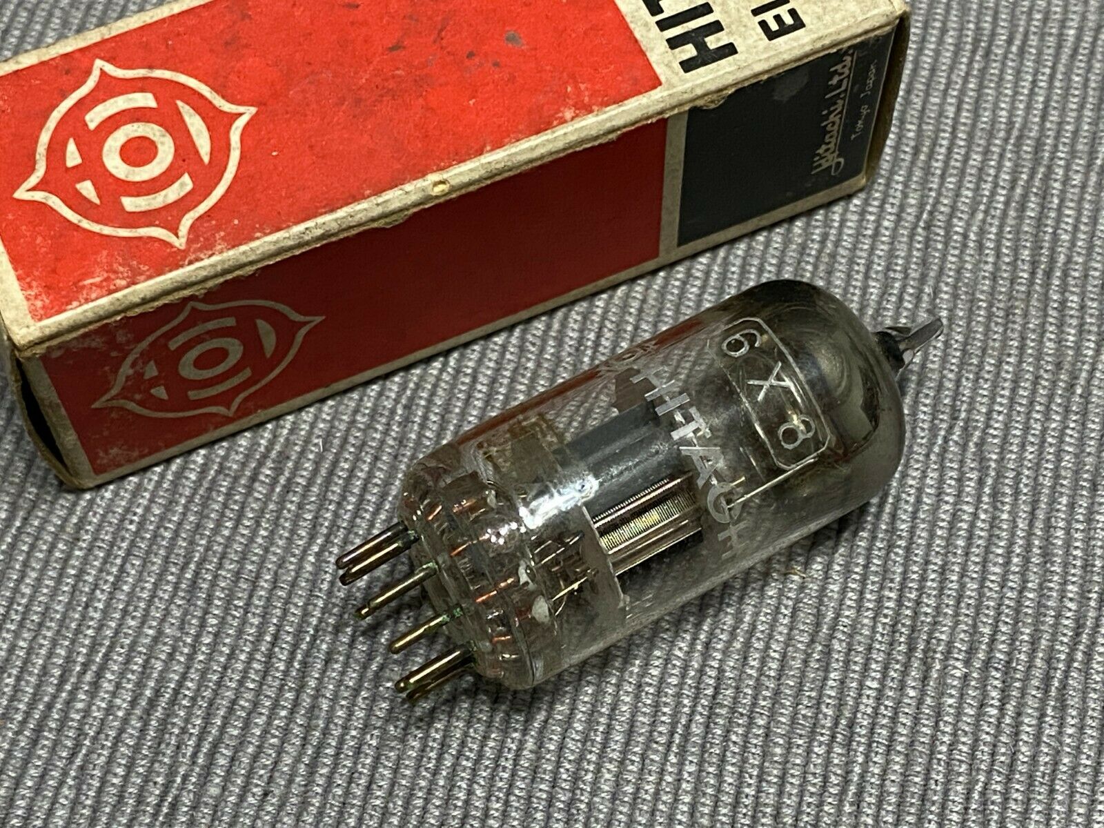 1PCS - HITACHI 6X8 Vacuum Tube - NIB NOS