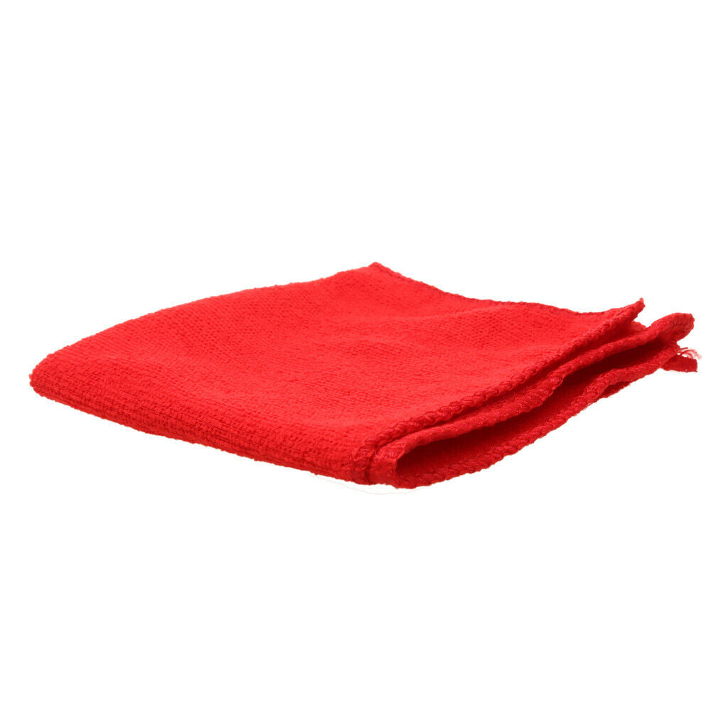 4X Nano Billiard Cue Clean Towel Pool Table Cue Ball Fishing Rod Towel Red