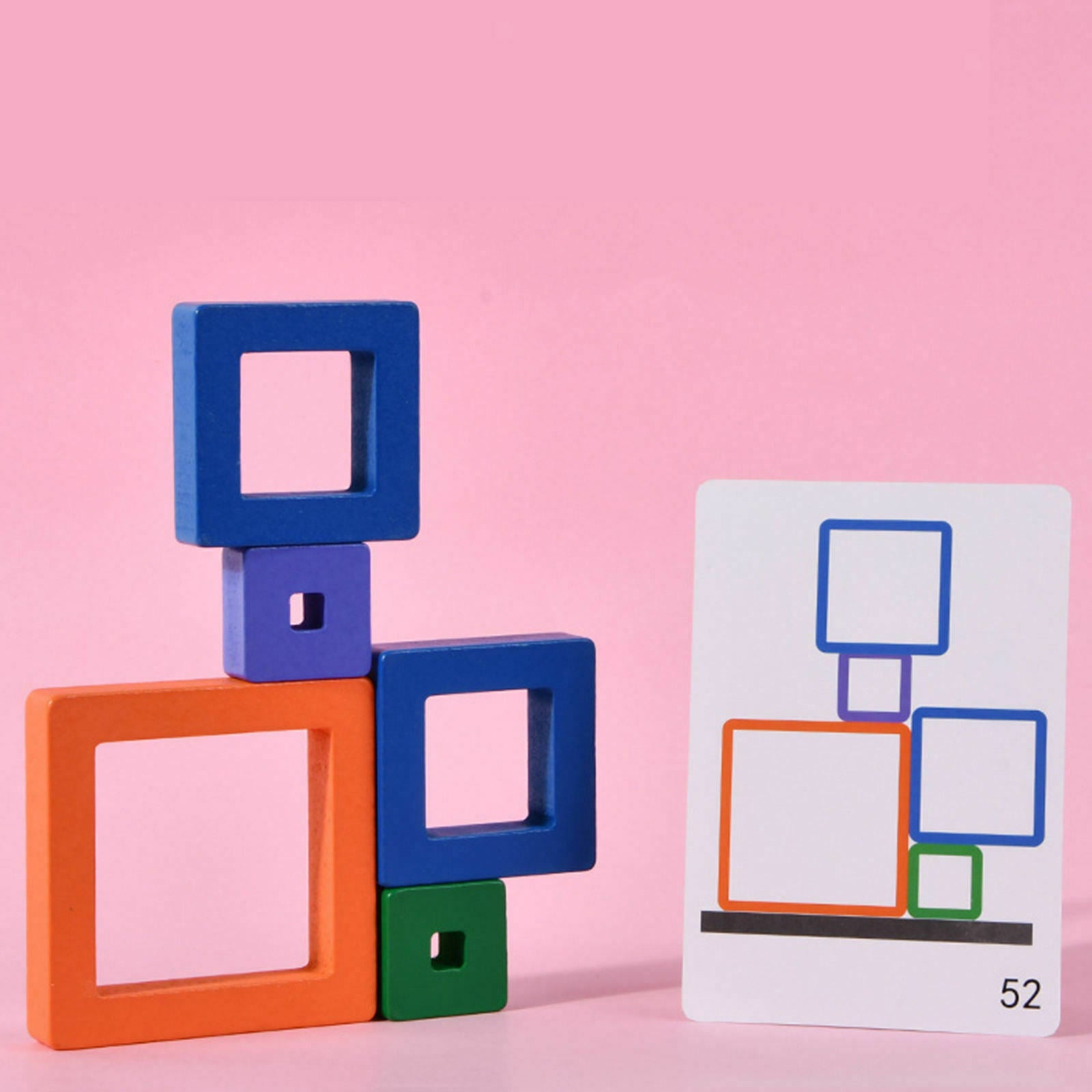 Stacking Blocks Educational for Christmas Present Birthday Gift Toddler