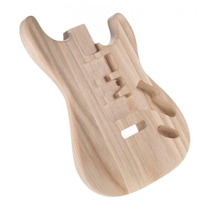 Unfinished guitar body, electric guitar body for ST electric guitar itself