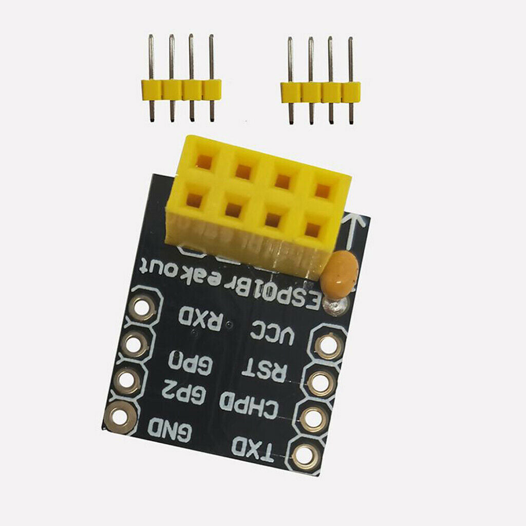 2pcs ESP-01/01S Breakout Breadboard Adaptor ESP8266 WiFi Transceiver Module