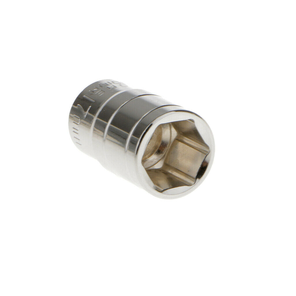 17mm Short 1/2" Drive Socket Metric Hexagonal