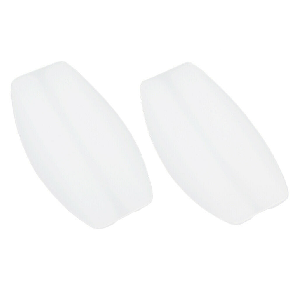 Silicone Bra Strap Cushions Non-slip Pads Shoulder Protectors Clear White