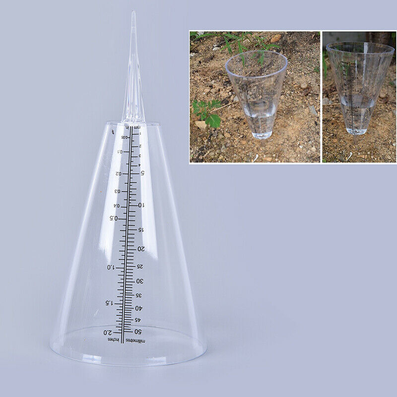 Cone Rain Gauge Measurement Ground Precipitation Garden Rainfall Measurin.l8