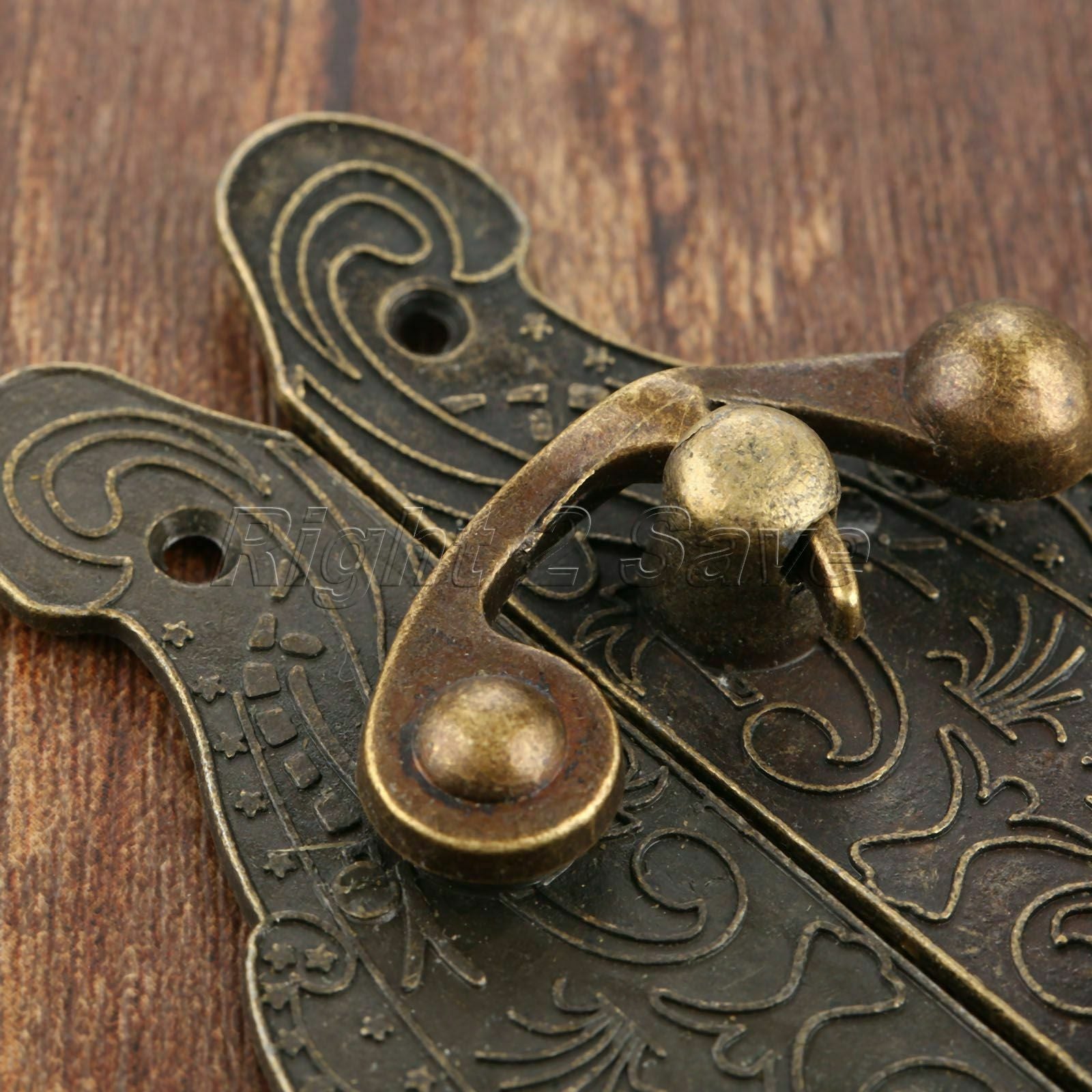 90*50mm Gift Case Jewelry Box Latch Hasp Buckle Toggle Catch Clasp Hook Decor