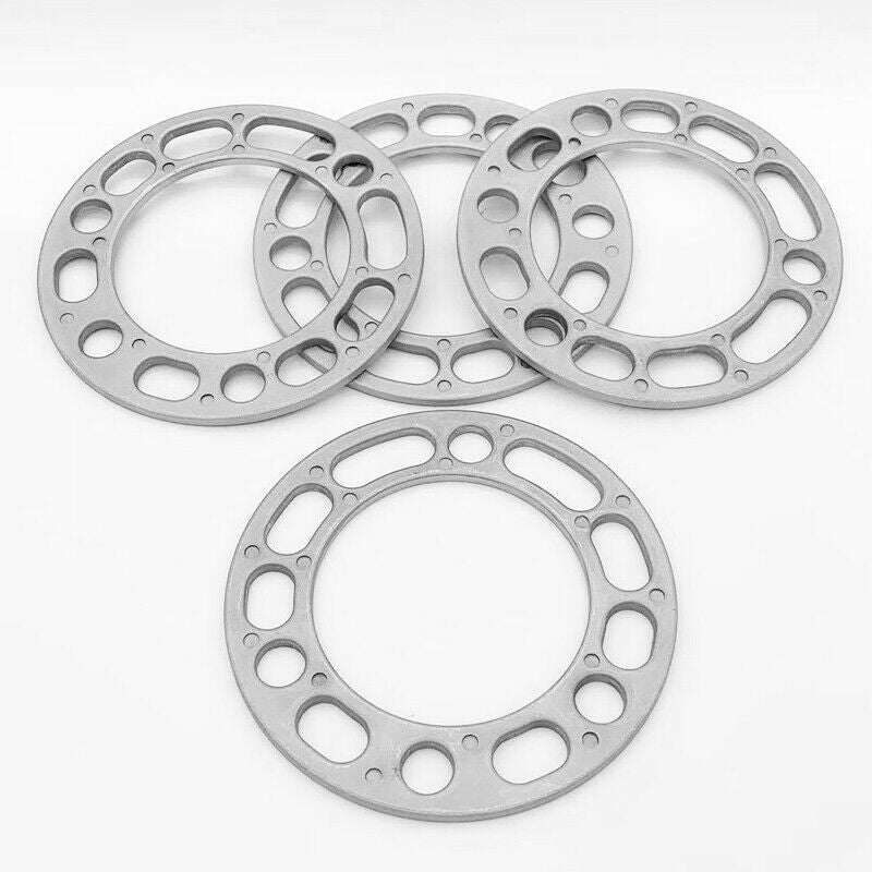 4X 6MM SUV Hub Wheel Spacers Adaptor Shims Plate 5/6 Stud Brake Caliper Aluminum