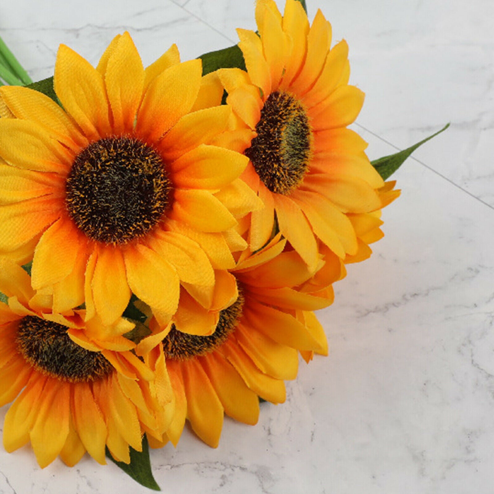Artificial Silk Sunflower Faux Flowers Bouquet Table Centerpiece Party Decor