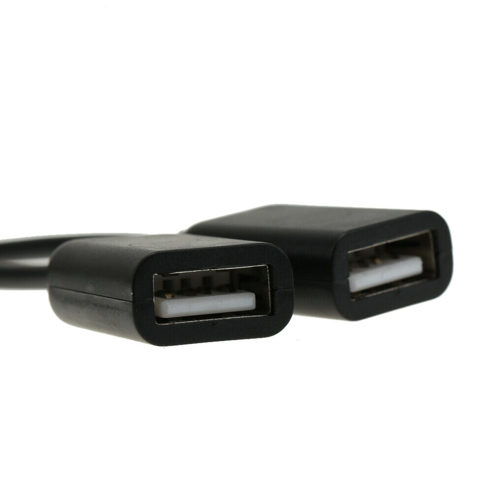 USB 3.1 Type-C OTG HUB Cable 2 in 1 USB C 3.1 Male to Female Plug Cable Hub @