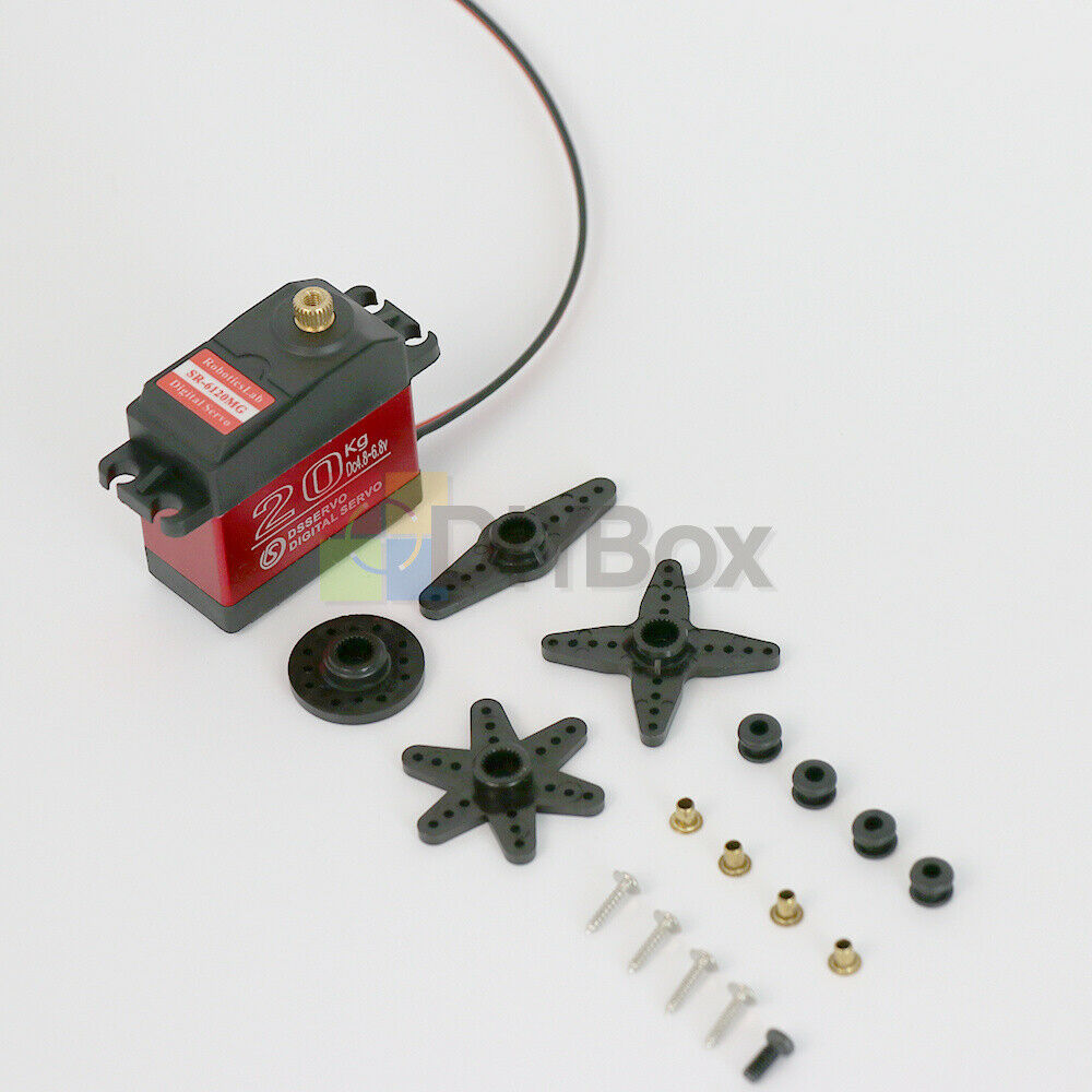 20kg High Torque Metal Steering Gear Motor 270 Degree Digital for RC Servo