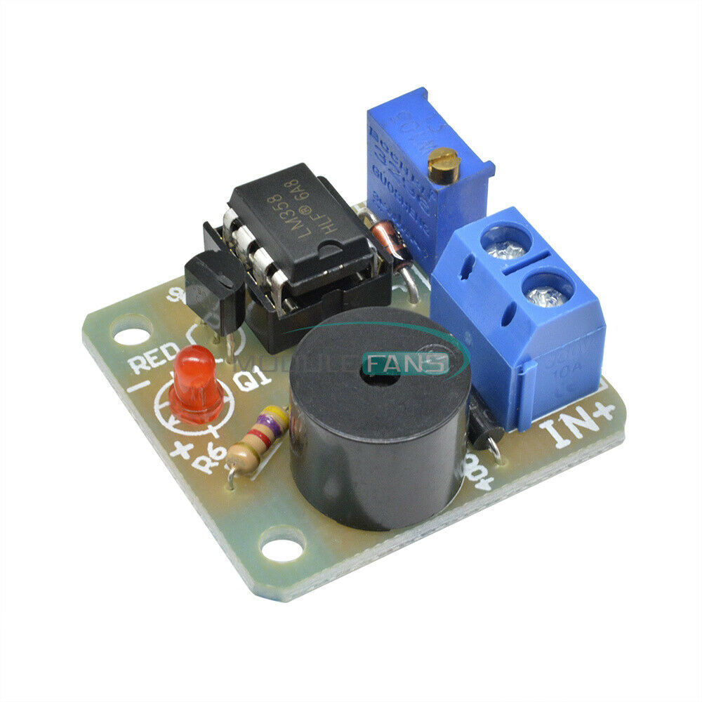 12V New Accumulator Sound Light Alarm Buzzer Prevent Over Discharge Controller M