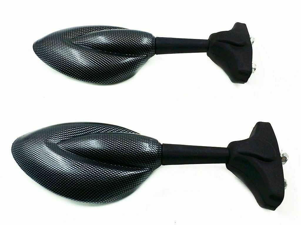 Carbon Racing Sport Rear View Side Mirrors For Suzuki GSXR 600 1000 Hayabasa SV