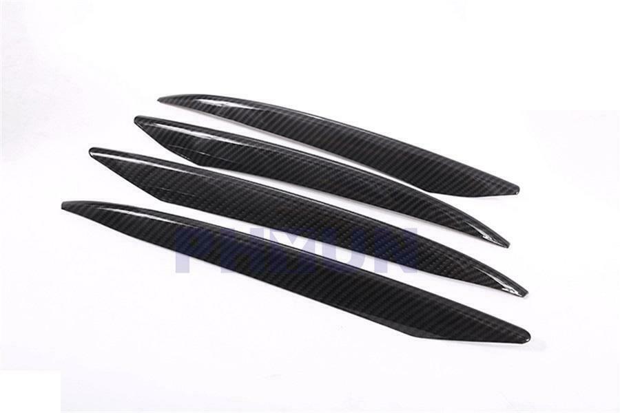 4xCarbon Fiber Style Car Front Fog Light Grille Trim For Benz W213 E Class 16-20