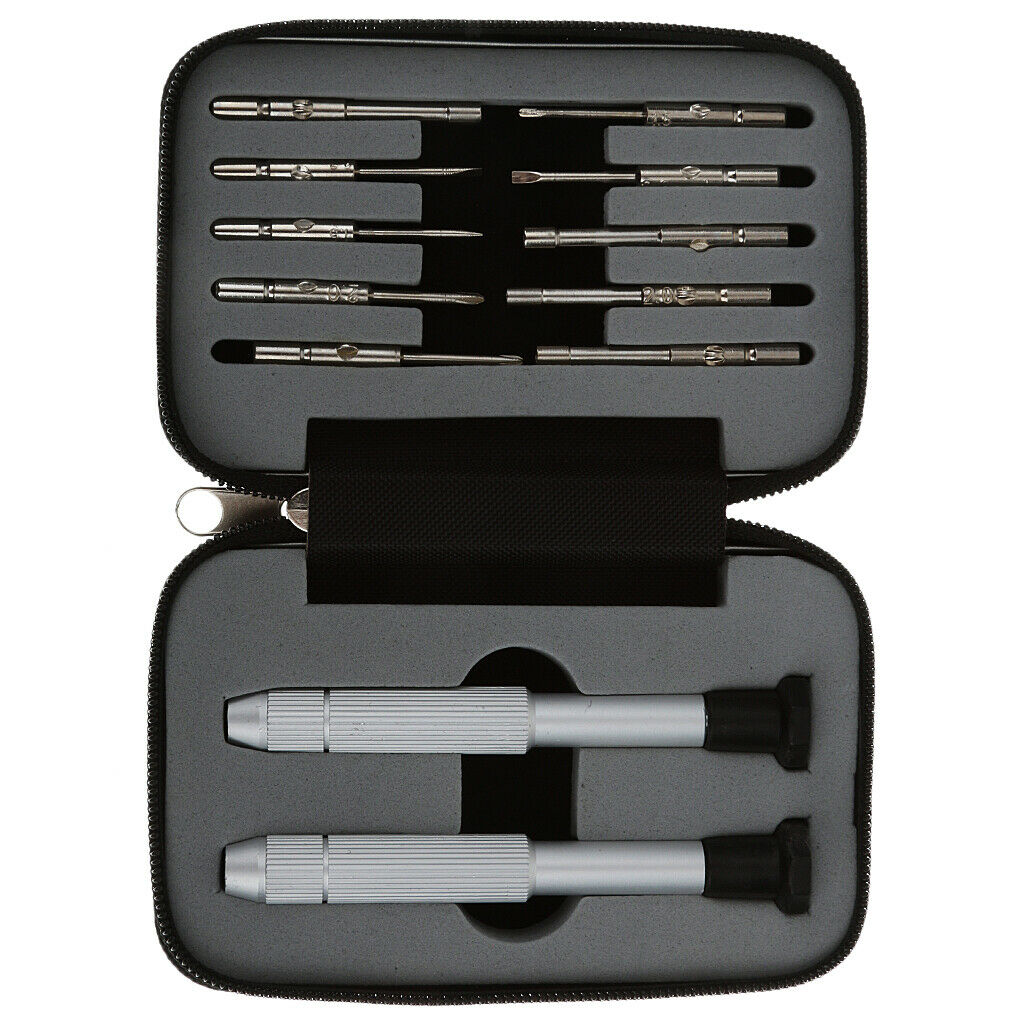 2x Portable Eyeglass Maintenance Kit Phone Watch Repair Tool Screwdriver Set