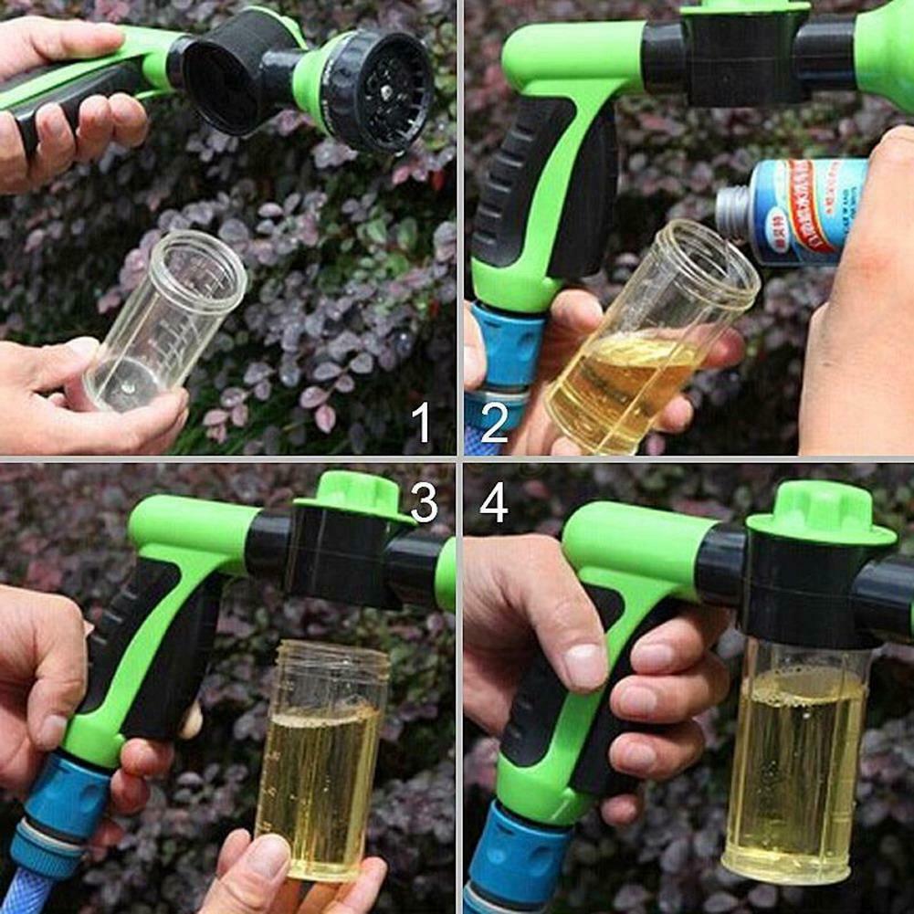 Multifunction Portable Auto Car Foam Water Gun Car Washer Water Gun @