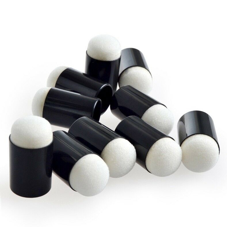 Sponge Finger Daubers Ink Pad great for applying ink, chalk 12 pcs Per Package