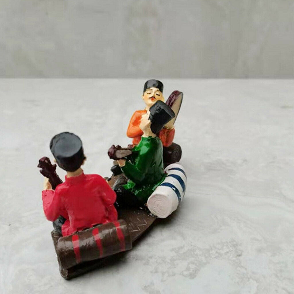 Drama Actor Fairy Garden Statue Sculpture Home Housewarming Décor Artwork