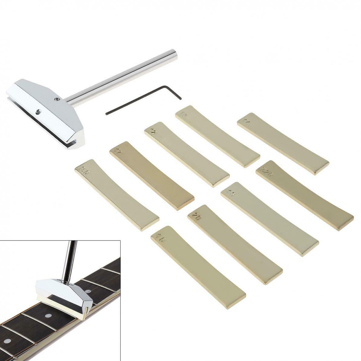 Fingerboard Fret Press Caul Guitar Fret Mounting Fixture Installation Tools