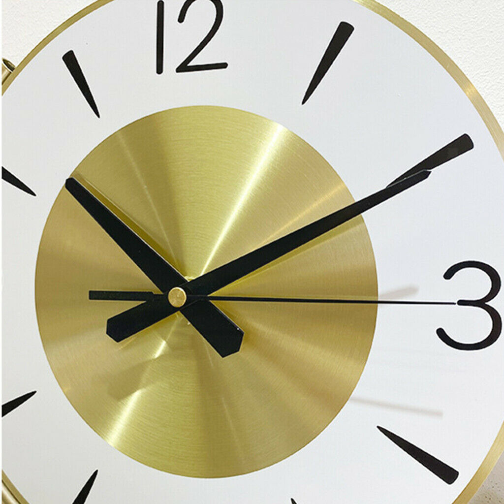 Decorative Outdoor Indoor Garden Wall Clock, Modern Metal Clocks, Quality Silent