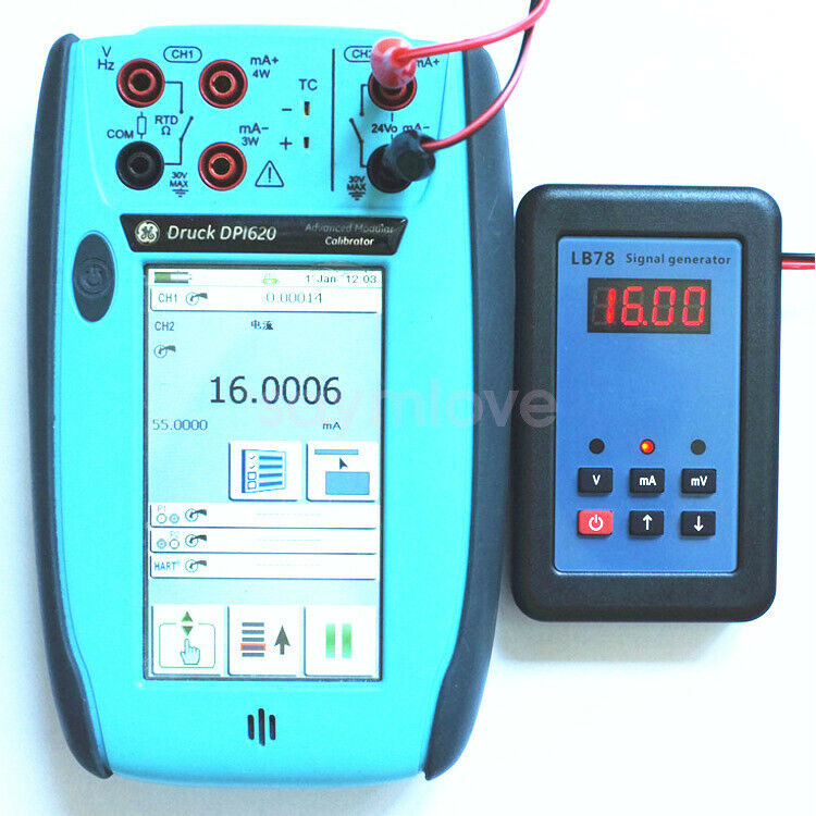 0-20mA 0-11V 110mV 24V Signal Generator Current Voltage Transmitter Simulation