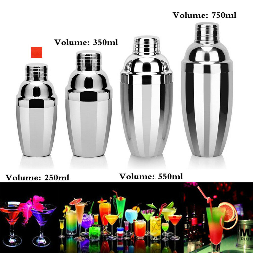 Cocktail Shaker Accessories Bartender Set Barware Bar Mixing Making Kit with Box