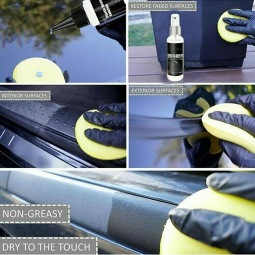 Interior Plastic Plastic Parts Wax Retreading Agent Renewed Plastic Restore USA
