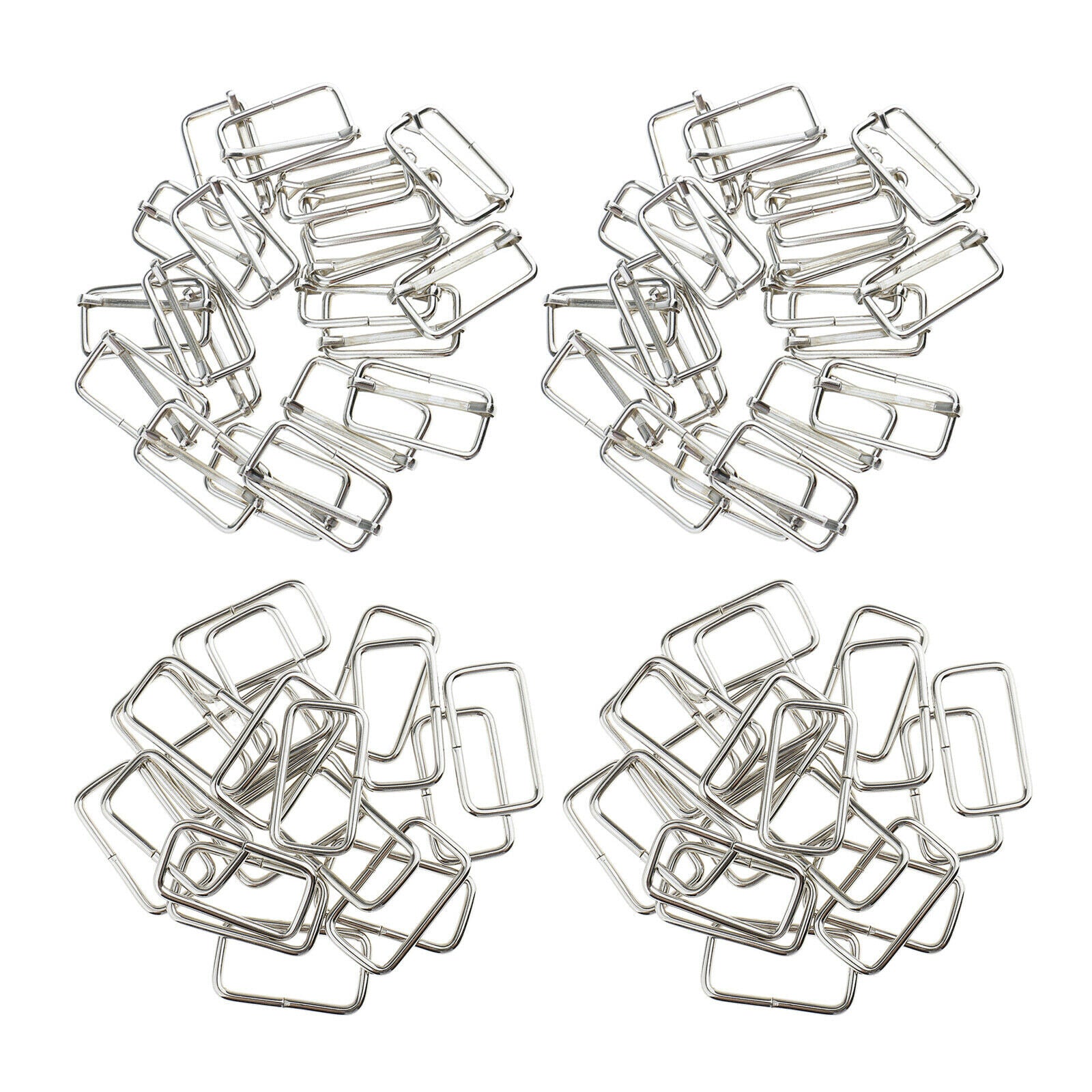 Durable 80 Packs for Making Purse Harnesses Dog Collars Craft 32x16x2.8mm