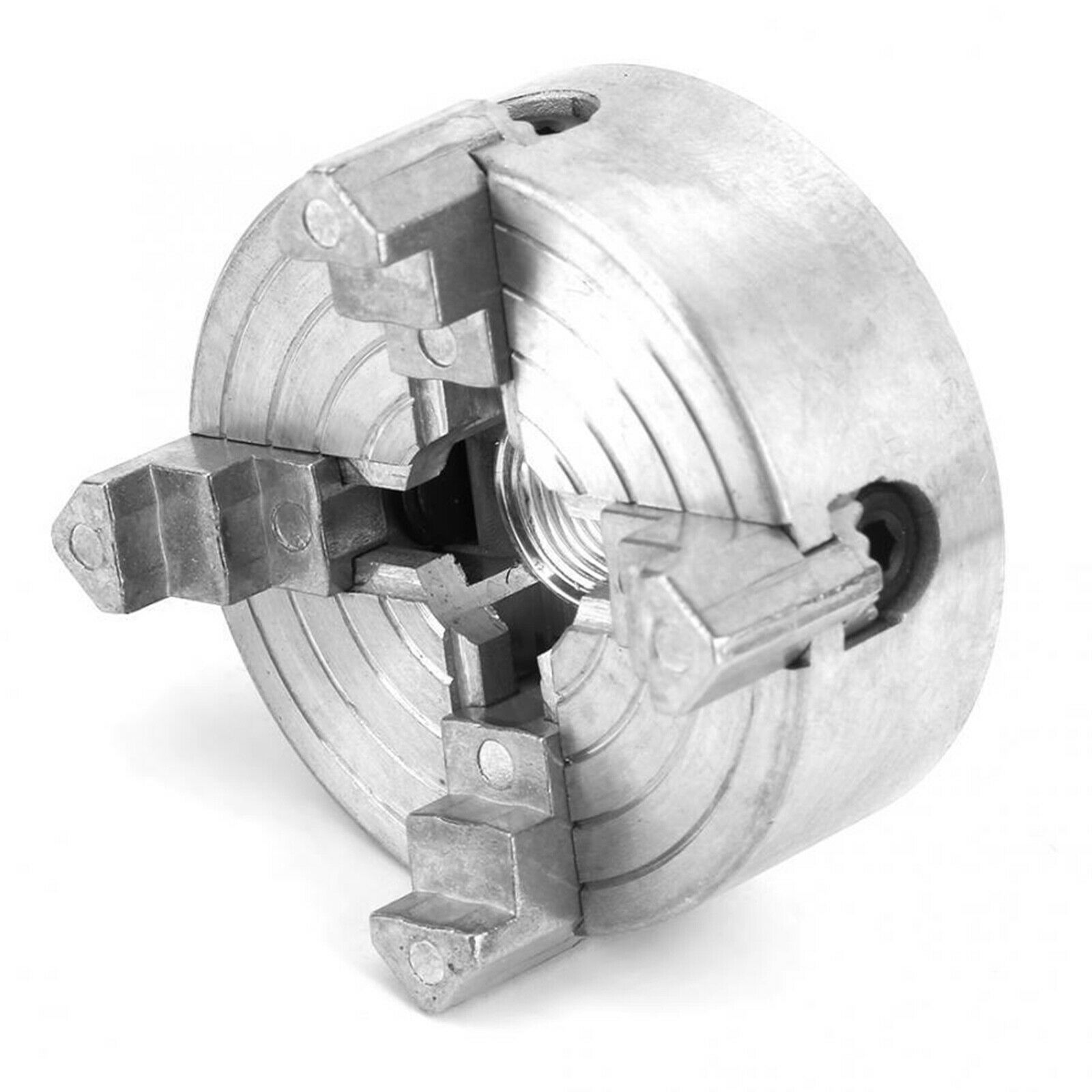 4-Jaw Lathe Chuck Self Centering High Strength Wood Turning Chuck Clamping