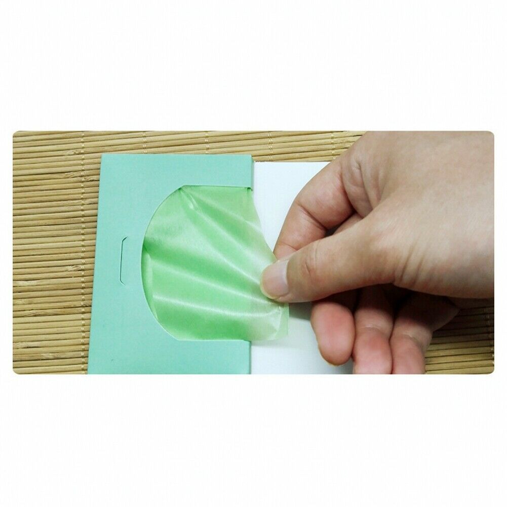 100pcs facial oil-control paper clean refreshing blue film oil-absorbing paper