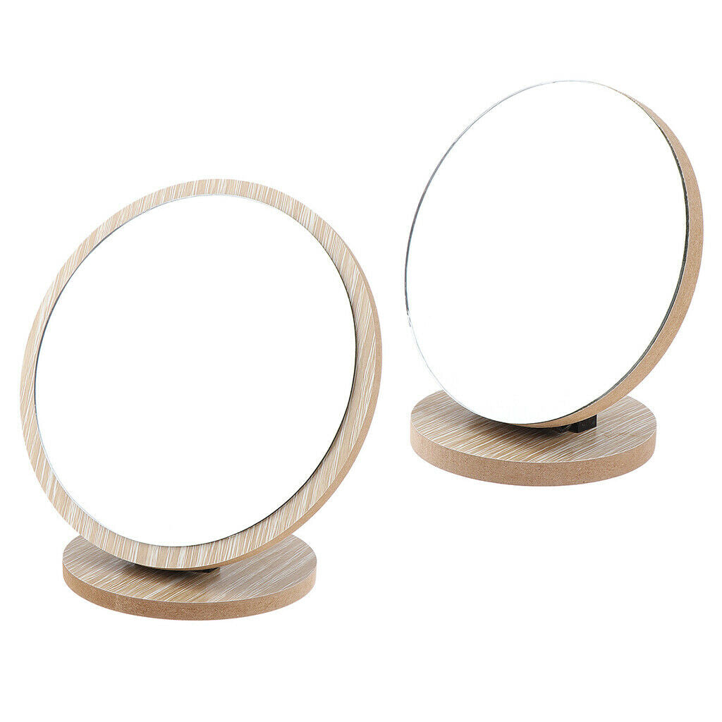 2x Gorgeous Makeup Mirror, Desktop Vanity Mirror with Foldable Design, Cosmetic