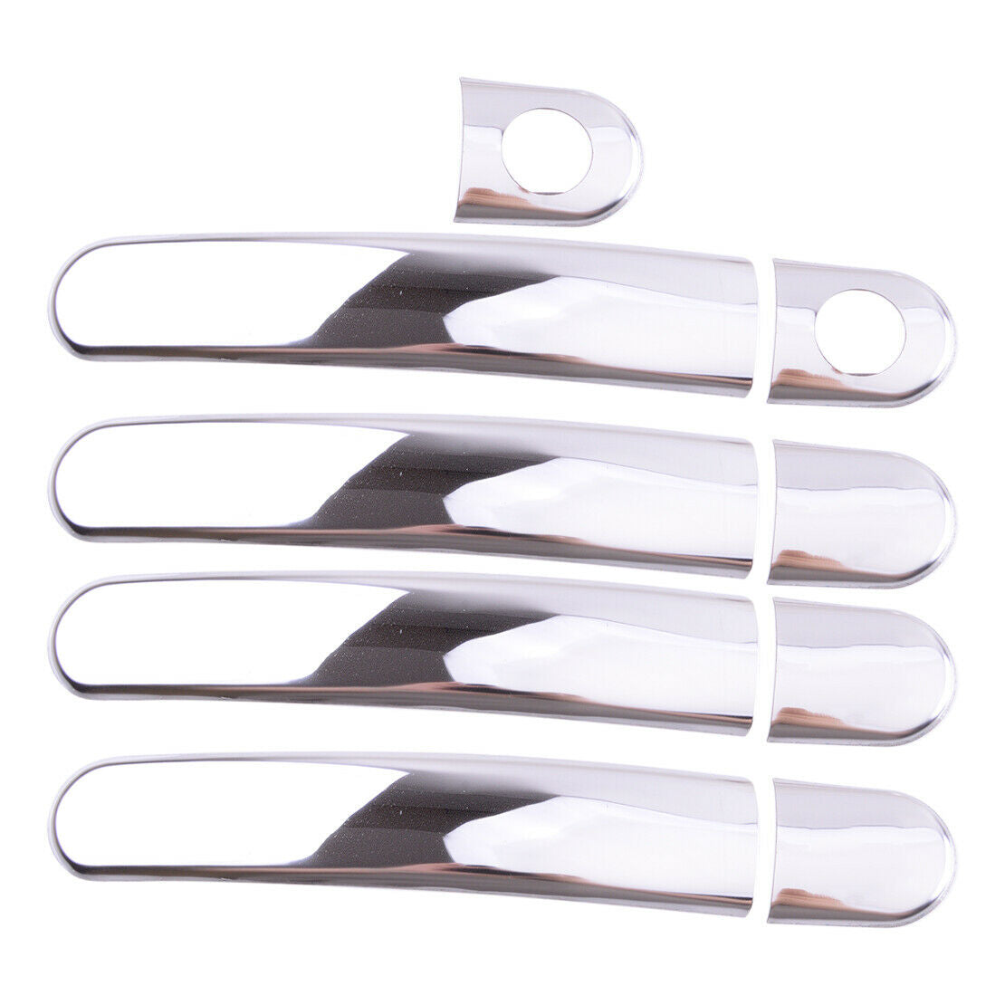 9Pcs Car Chrome Exterior Door Handle Cover Fit For VW Jetta 2012-14 Tiguan 09-14