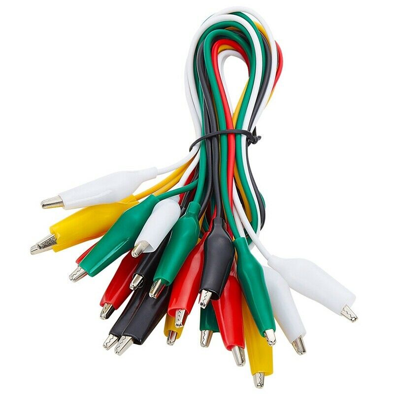 10 Colorful Alligator Clip Test Lines Double-Ended Alligator Clip Test Lines MX5