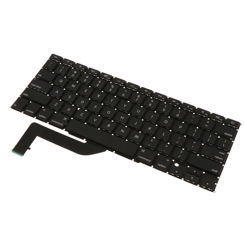 Laptop Keyboard US Version Fits for   Pro Retina 15 Inch A1398 - Black