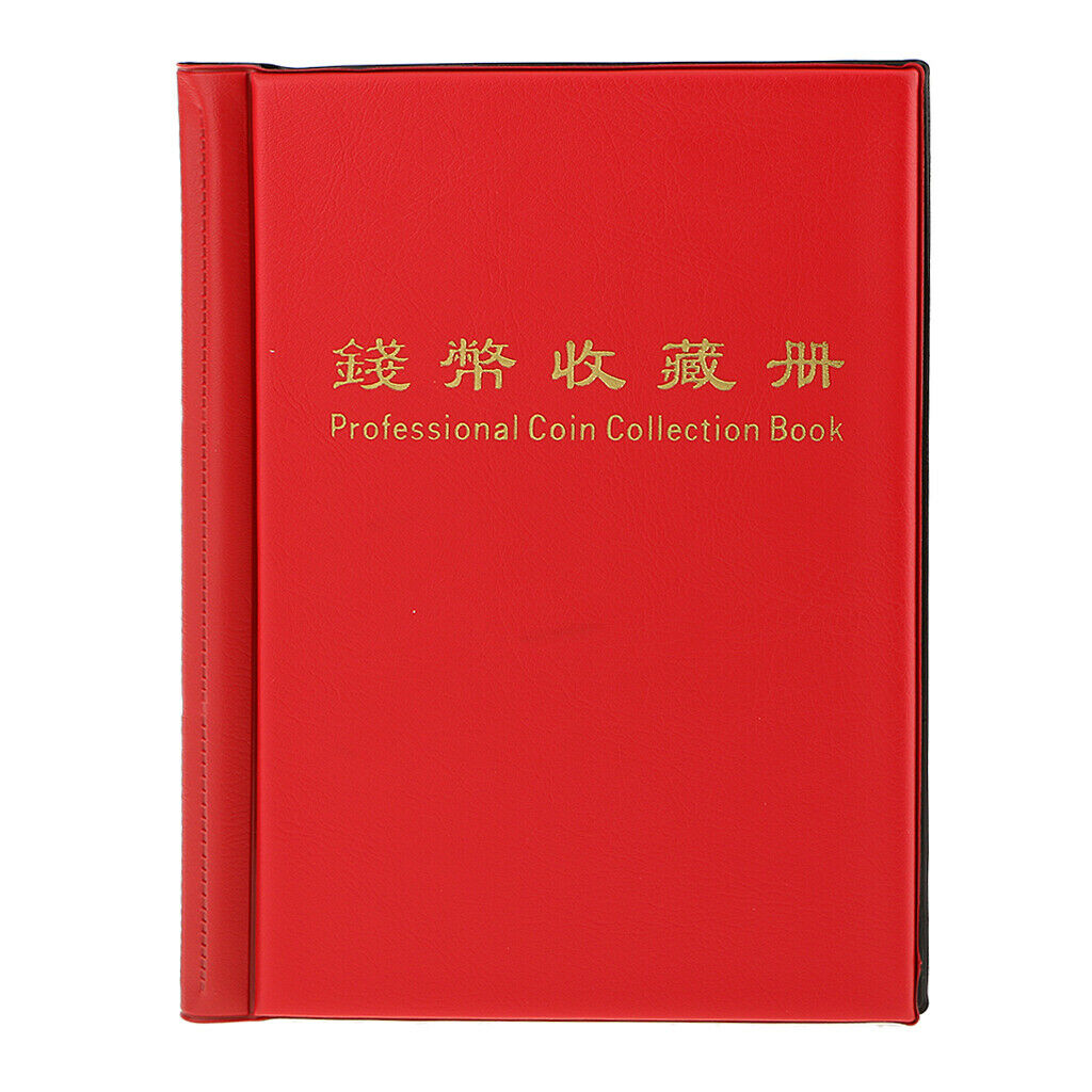 36  Pockets Storage Door Album Money Red Book