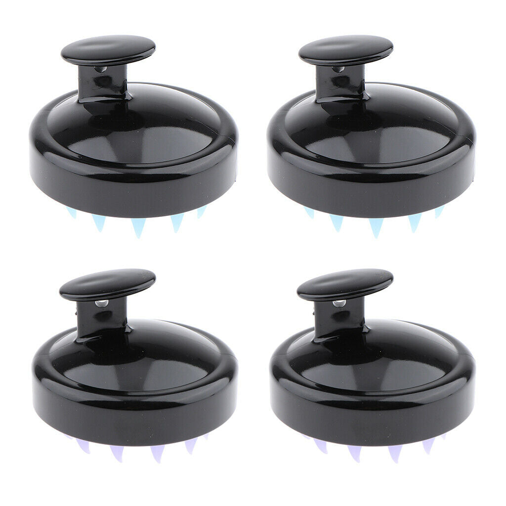 4 Pieces Silicone Hair Scalp Massager Shampoo Brush Scalp Care Head Massage