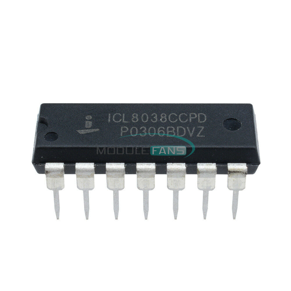 10PCS ICL8038 ICL8038CCPD INTERSIL IC OSCILL GEN/VOLT CONTROL 14DIP M
