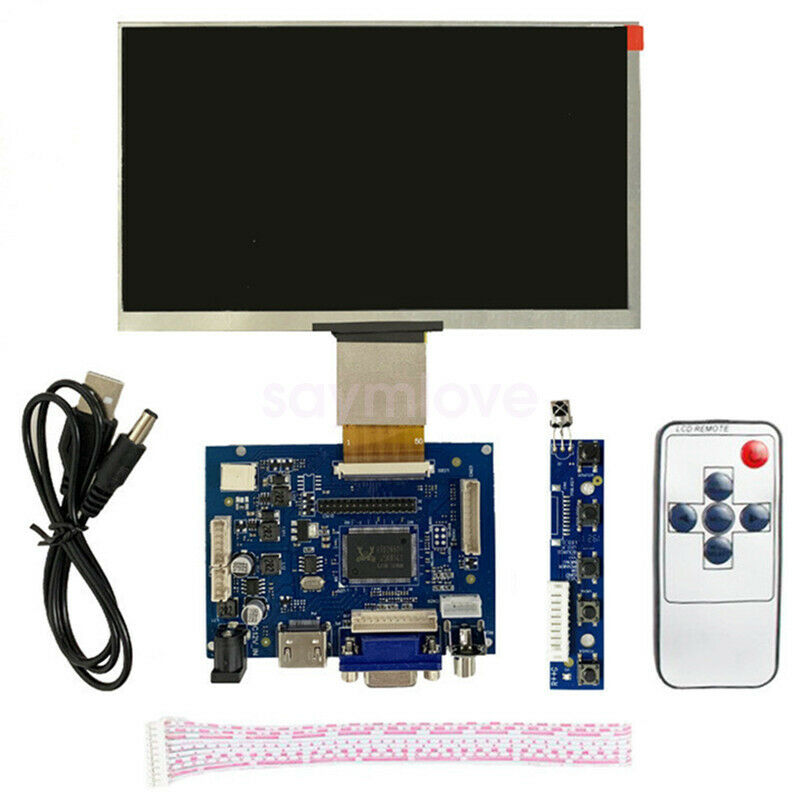 9 inch LCD Screen Display Monitor for Raspberry Pi + Driver Board HDMI/VGA/2AV