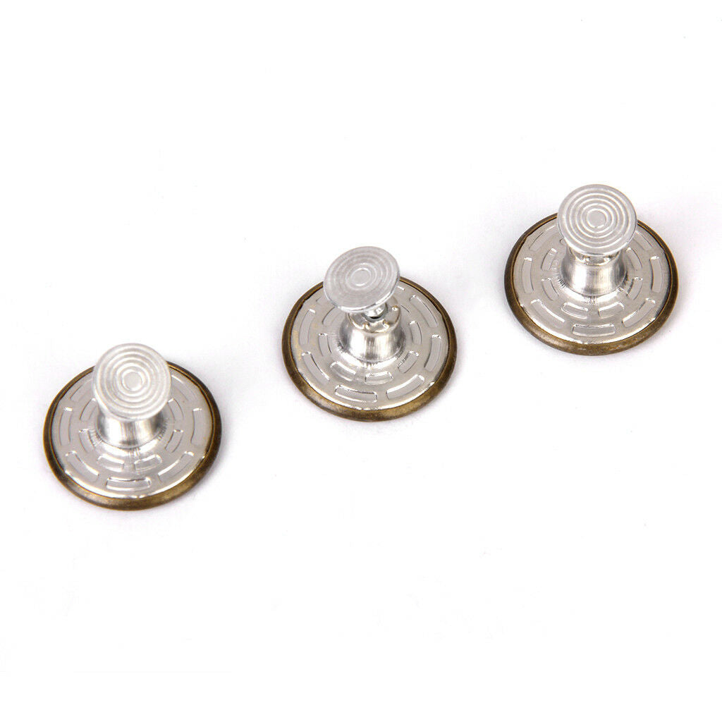 6 Sets Denim Jeans Buttons Stud Hammer On 2cm for DIY Craft Repair