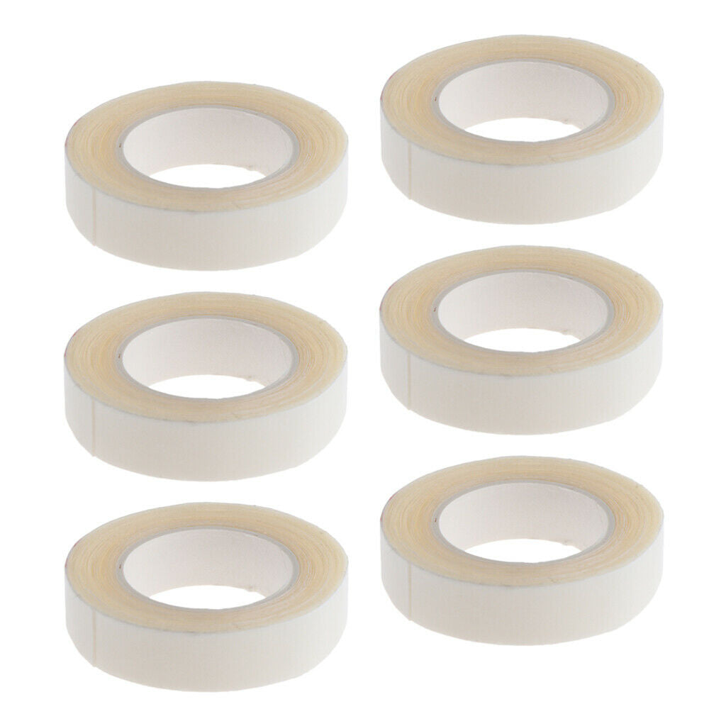 6 Rolls 300cm Unisex White Hairpiece Tape Hair Adhesive Tape Toupee Tape