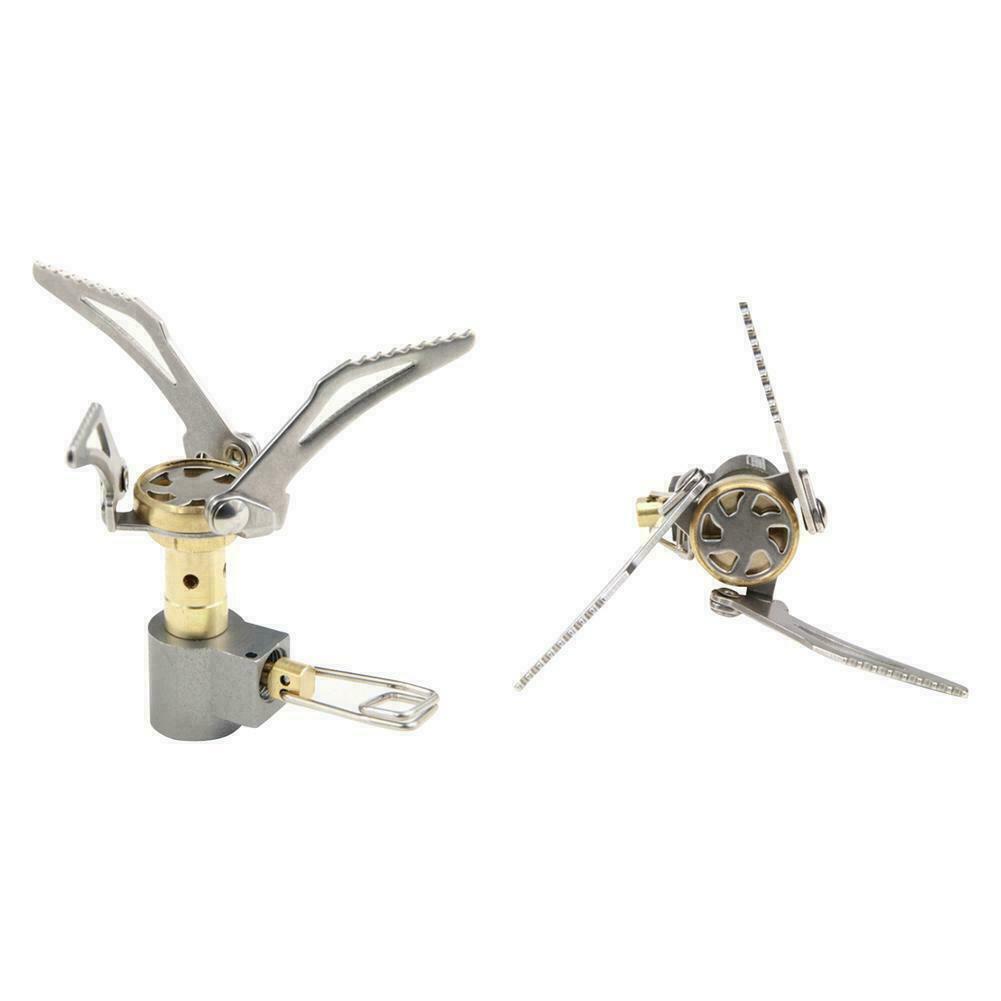 3000W 3000T Mini Pocket Outdoor Camping Cooking Burner Tool Folding Stove P9A1