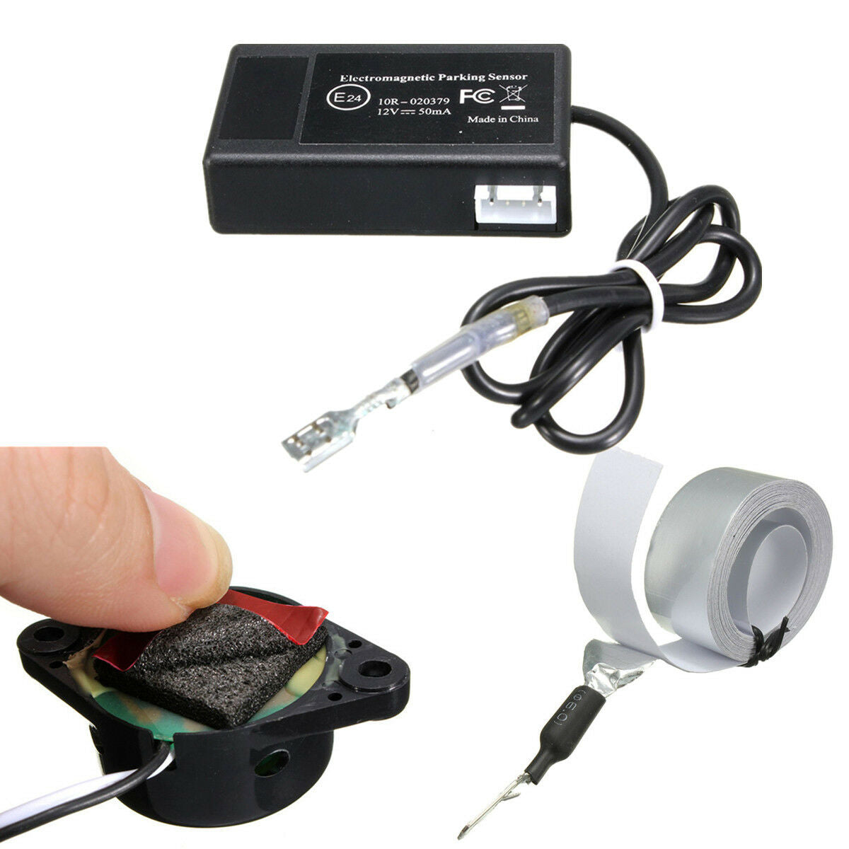DC 12V Electromagnetic Sensor Auto Car Reversing Radar Automatically Beeps Alarm