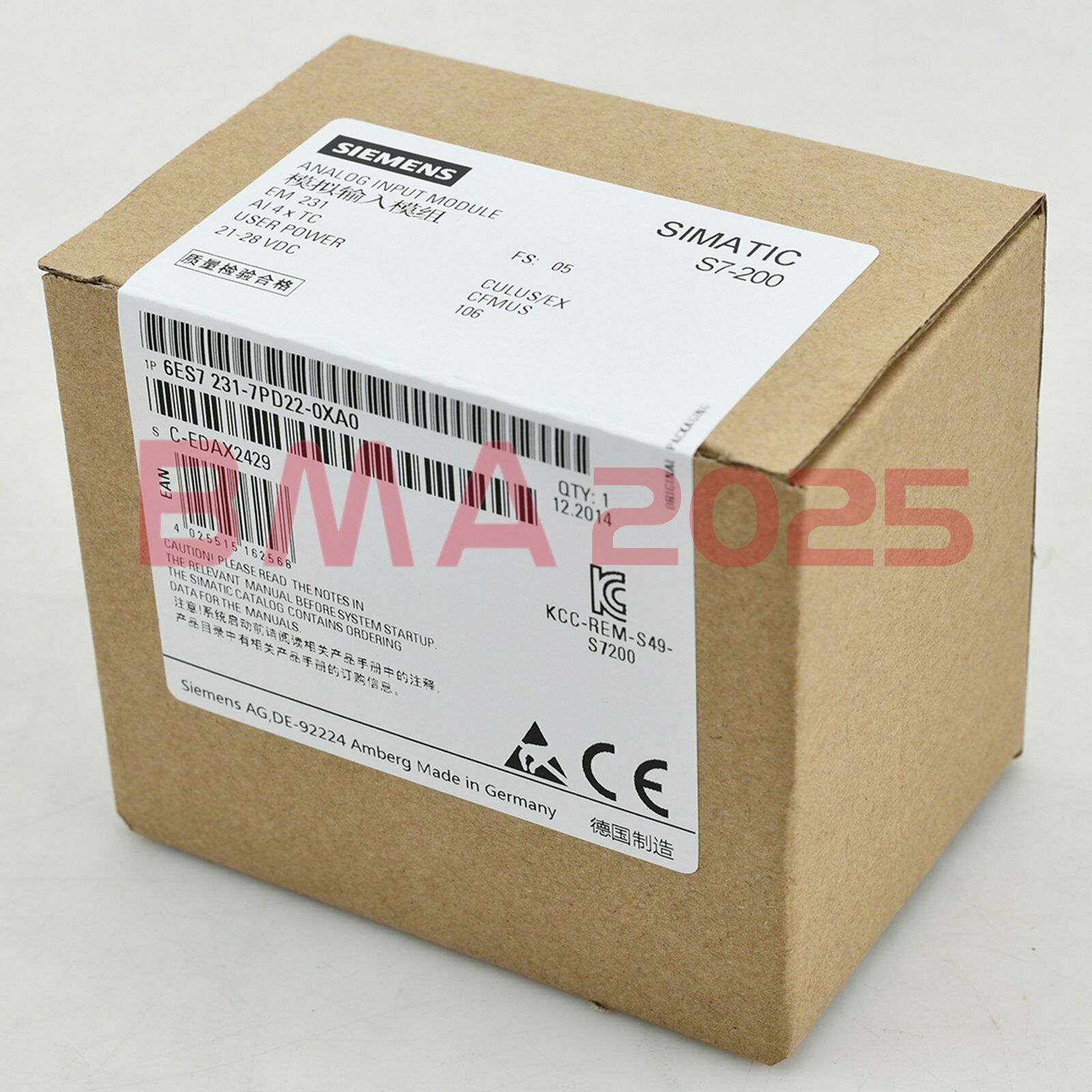 1PC Brand New 6ES7 231-7PD22-0XA0 one year warranty free Ship SM9T