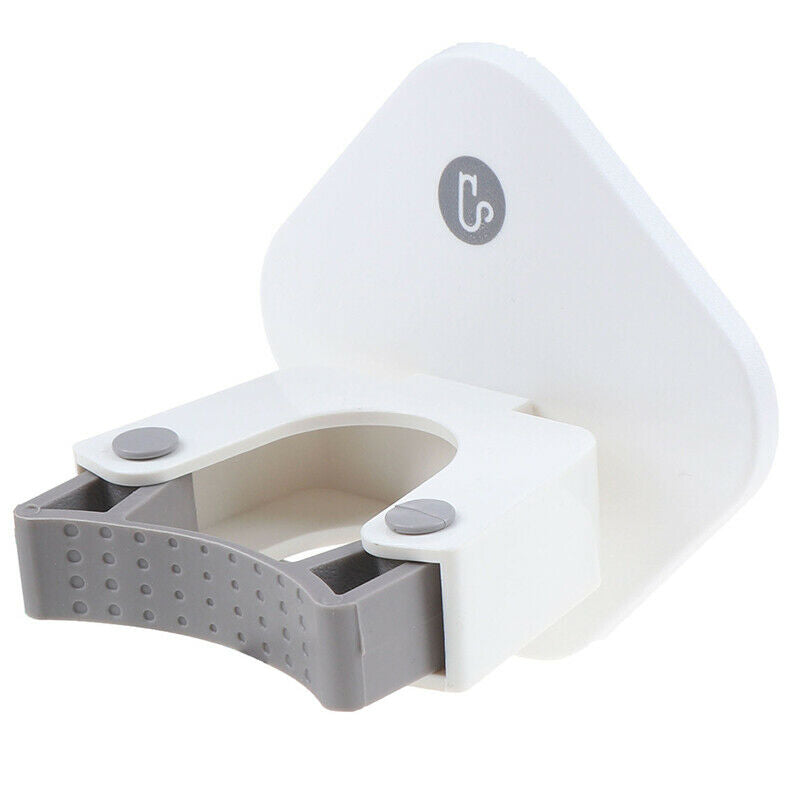 Adhesive Wall Mounted Mop Holder Broom Hanger Clip Hook Bathroom Organize.l8