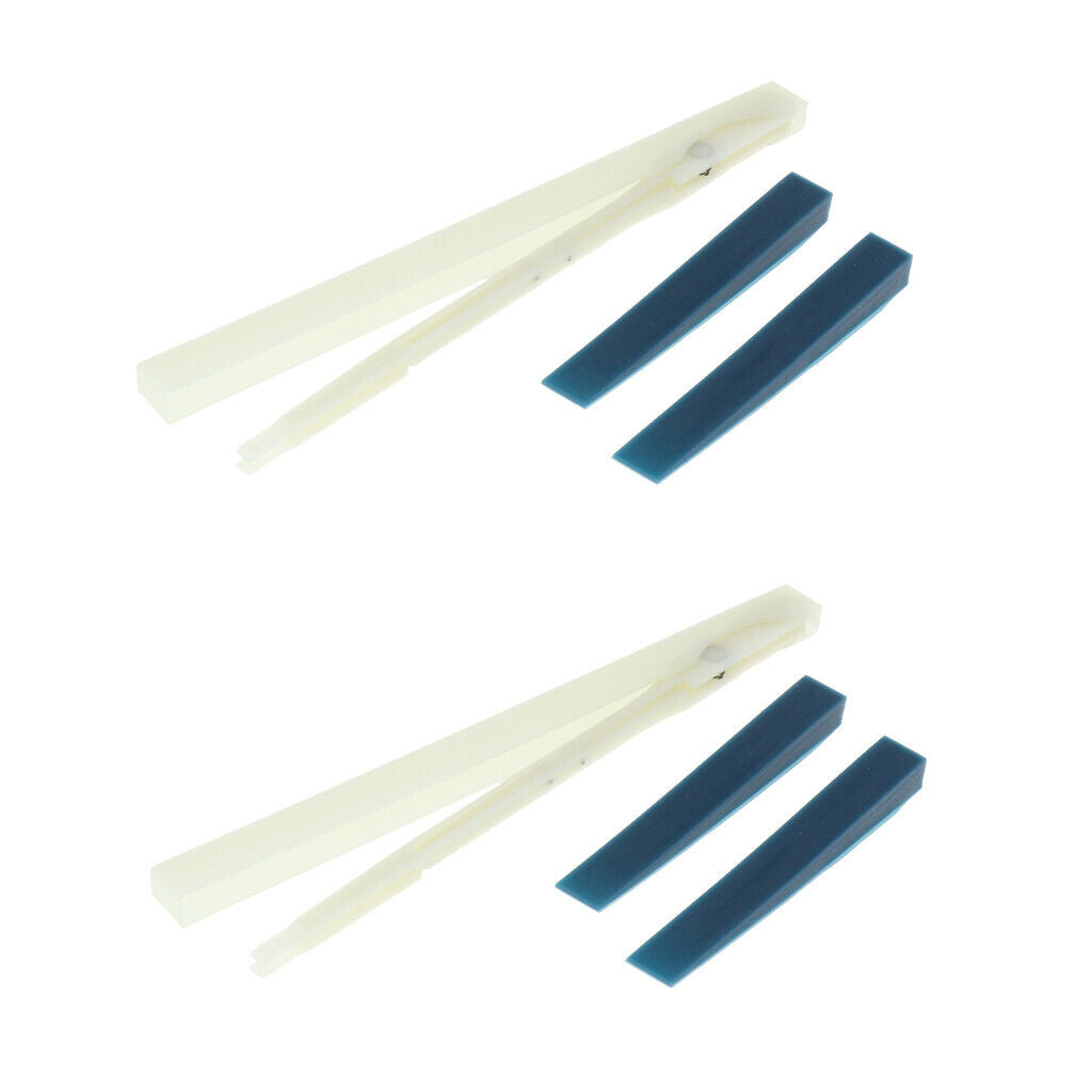 6 Pieces Piano Nylon Mediant Alt Mute and Rubber Alto Bass Mute for Tuning