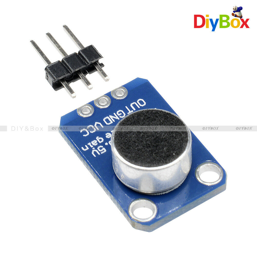 MAX4466 Electret Microphone Amplifier  With Adjustable Gain For Arduino