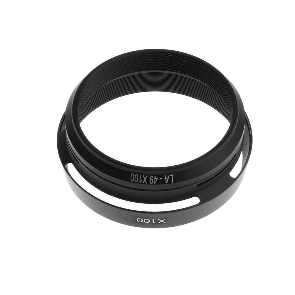 Lens Hood Lens Filter Adapter for Fuji Finepix X100 X100S X100T X70 Camera