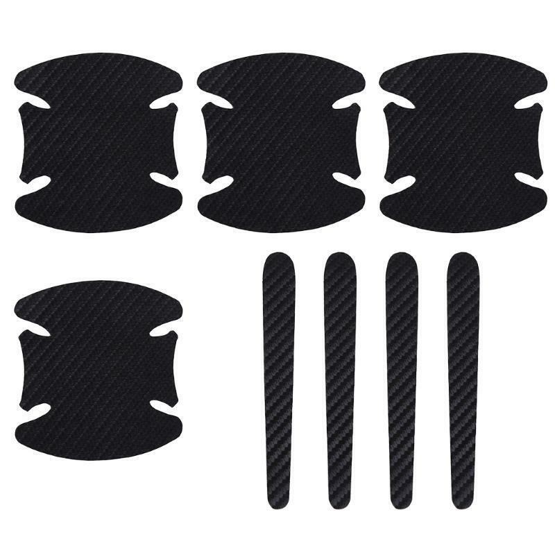 Car Door Handle Cup Protector Carbon Fiber Car Door Handle Paint Guard