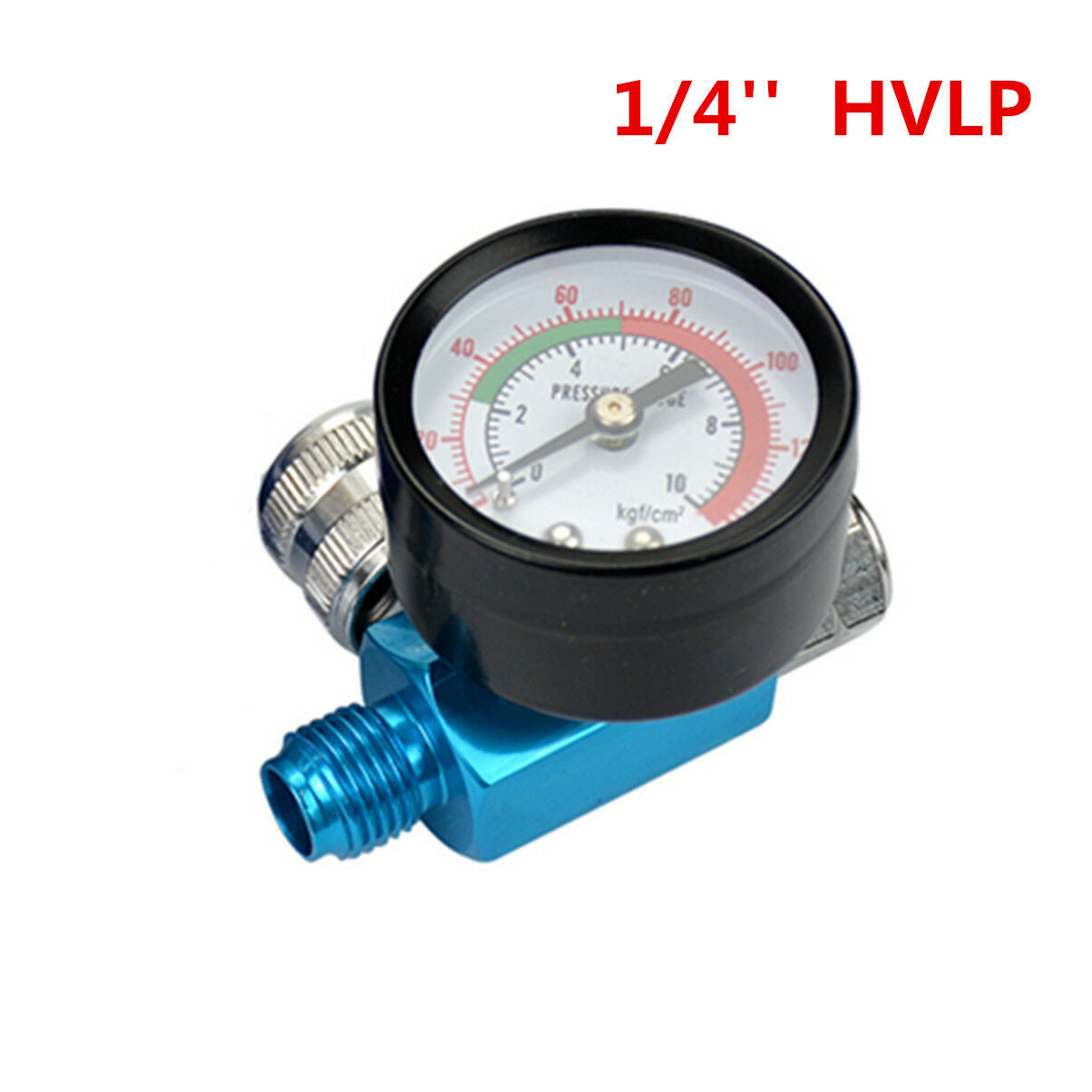 Air Pressure Gauge 1/4inch Digital Spray Paint Gun Regulator HVLP Compressor kit
