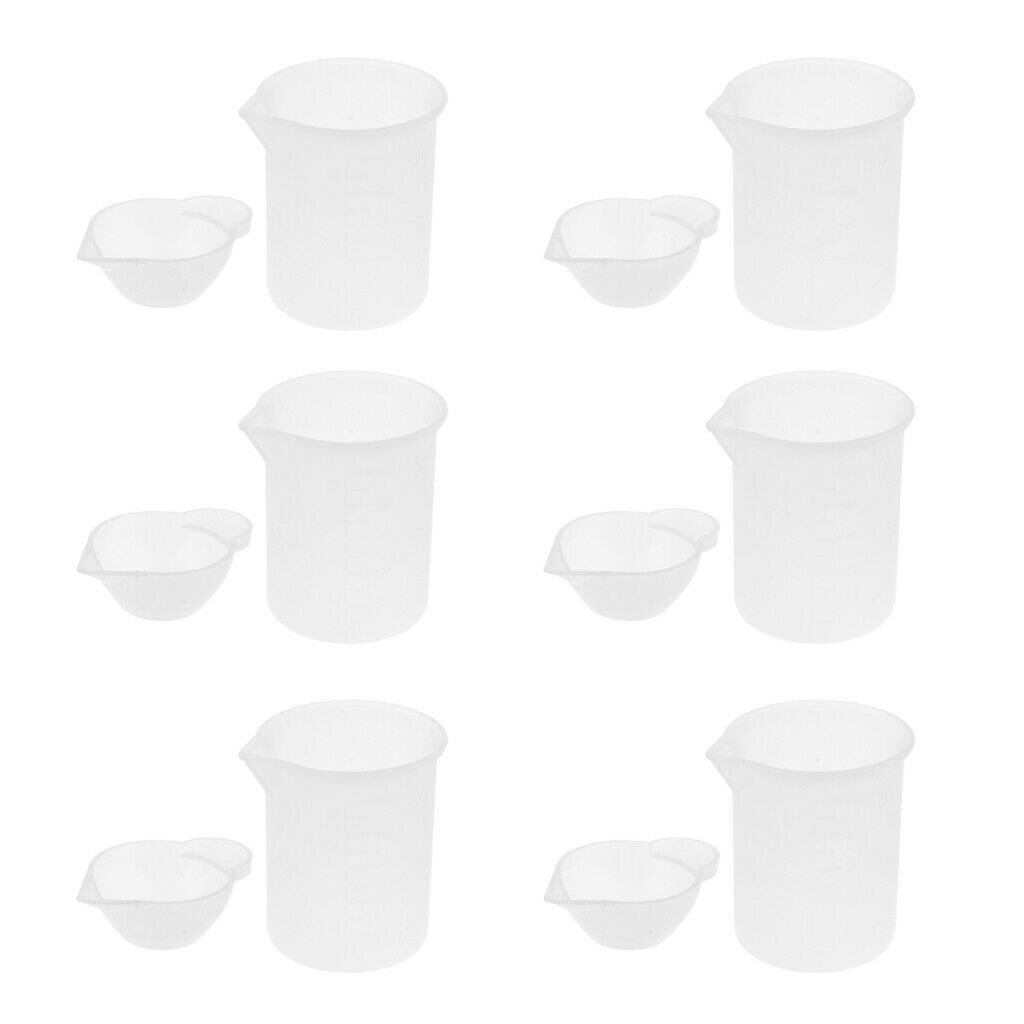 12 Pieces  Measuring Cup Shape DIY Craft Beads Rhinestones