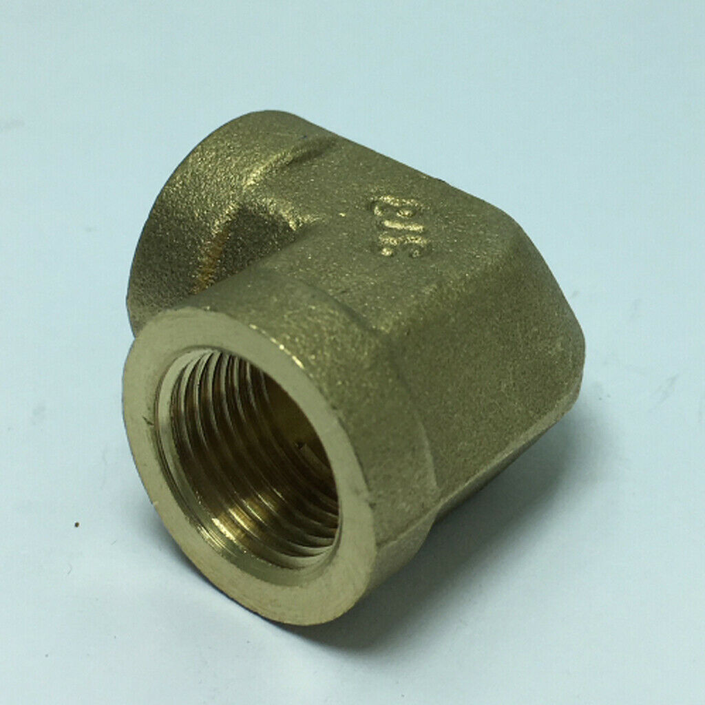 1 Pc G3/8" Double Female Elbow 90Degree Brass Adapter Connector Pipe Fitting