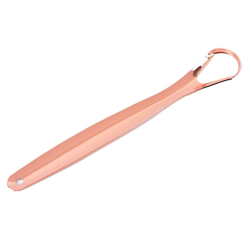 1PC Stainless Steel Tongue Scraper Cleaner Bad Breath Oral Brush Fresher HygBDA
